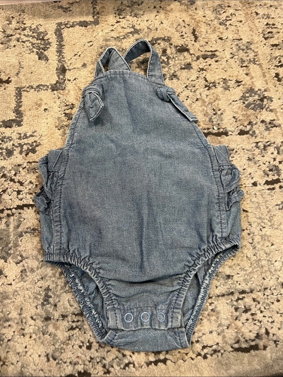 Carter's Other - Carter's Denim-Style Blue Baby One-Piece Bodysuit